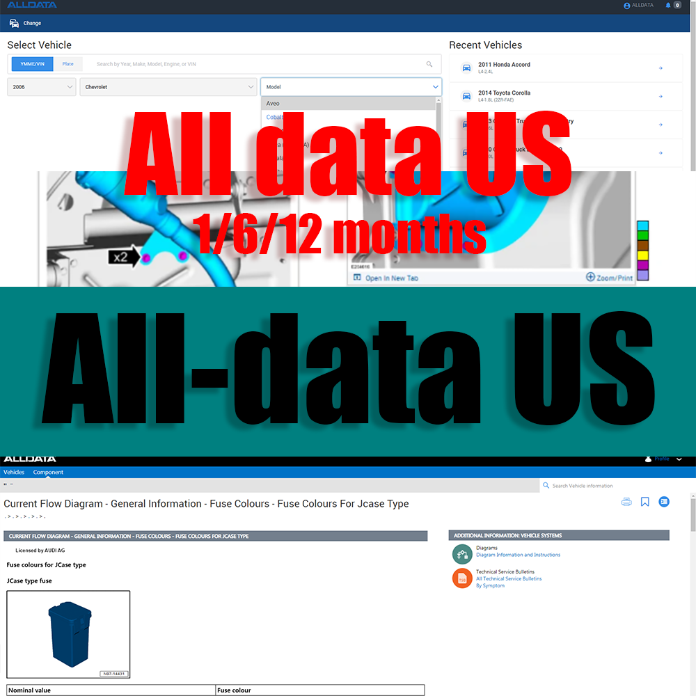Workshop Tools Online - 2026 Alldata US Volledige Versie Online