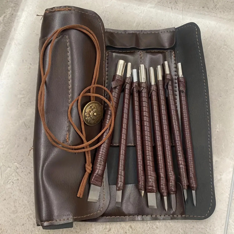 Chisel Set Wood - ‌ 8-delige wolfraamstaal snijbeitels set -