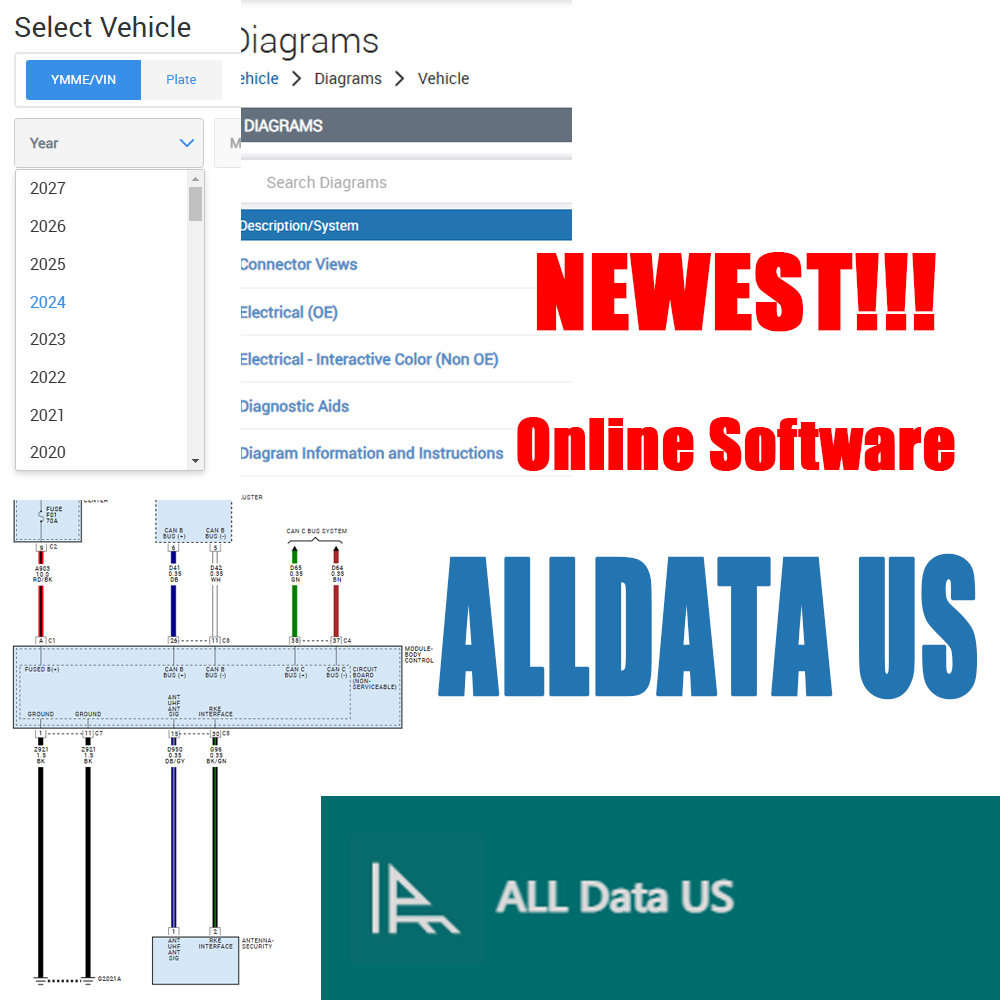 2026 Alldata US Volledige Vers - Workshop Tools Online recensie en prijs