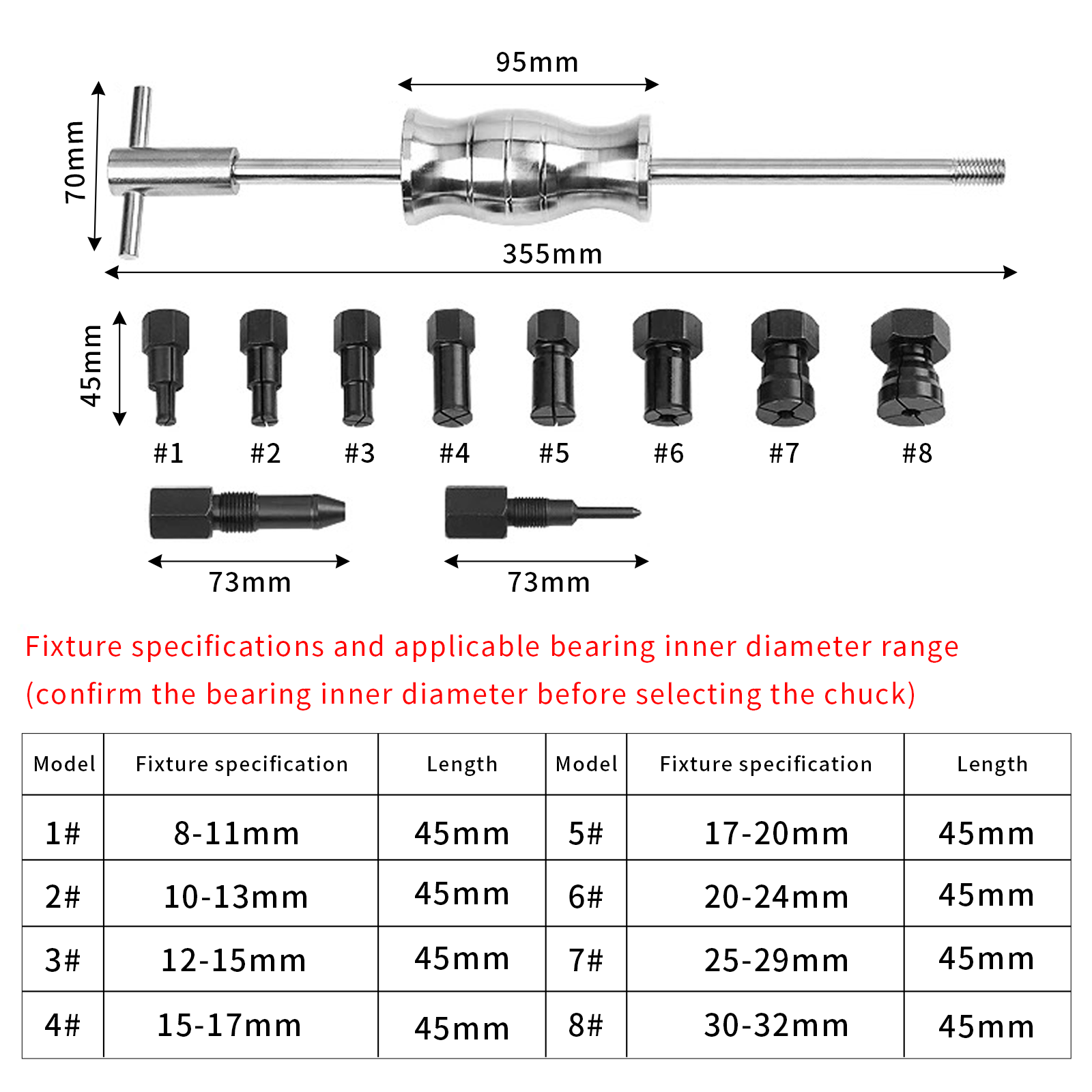 12 stks/set Slide Hammer Beari - Maintenance Workshop Tools recensie en prijs