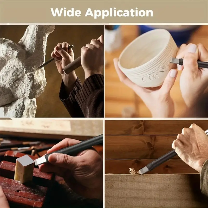 ‌ 8-delige wolfraamstaal snijb - Chisel Set Wood recensie en prijs
