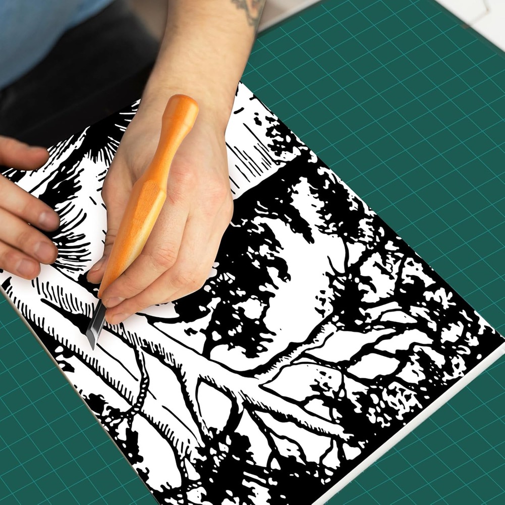 5-delige linocut snijgereedsch - Chisel Set Wood recensie en prijs