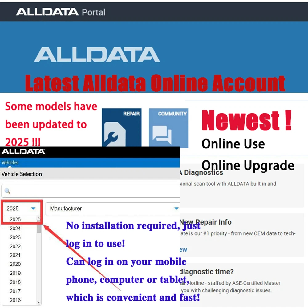 2027 Alldata CAR Data Nieuwste - Workshop Tools Online recensie en prijs