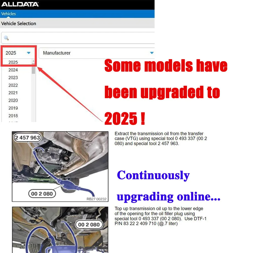 2027 Alldata CAR Data Nieuwste - Workshop Tools Online recensie en prijs