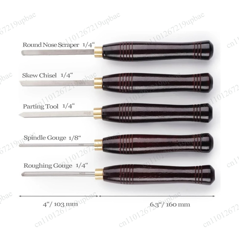 5-delige HSS-draaibankbeitelse - Chisel Set Wood recensie en prijs