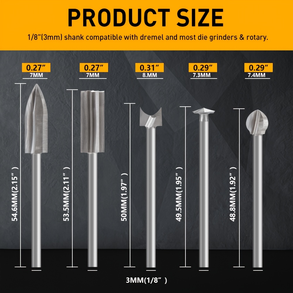 11PCS HSS Graveren Boren Set 1 - Chisel Set Wood recensie en prijs