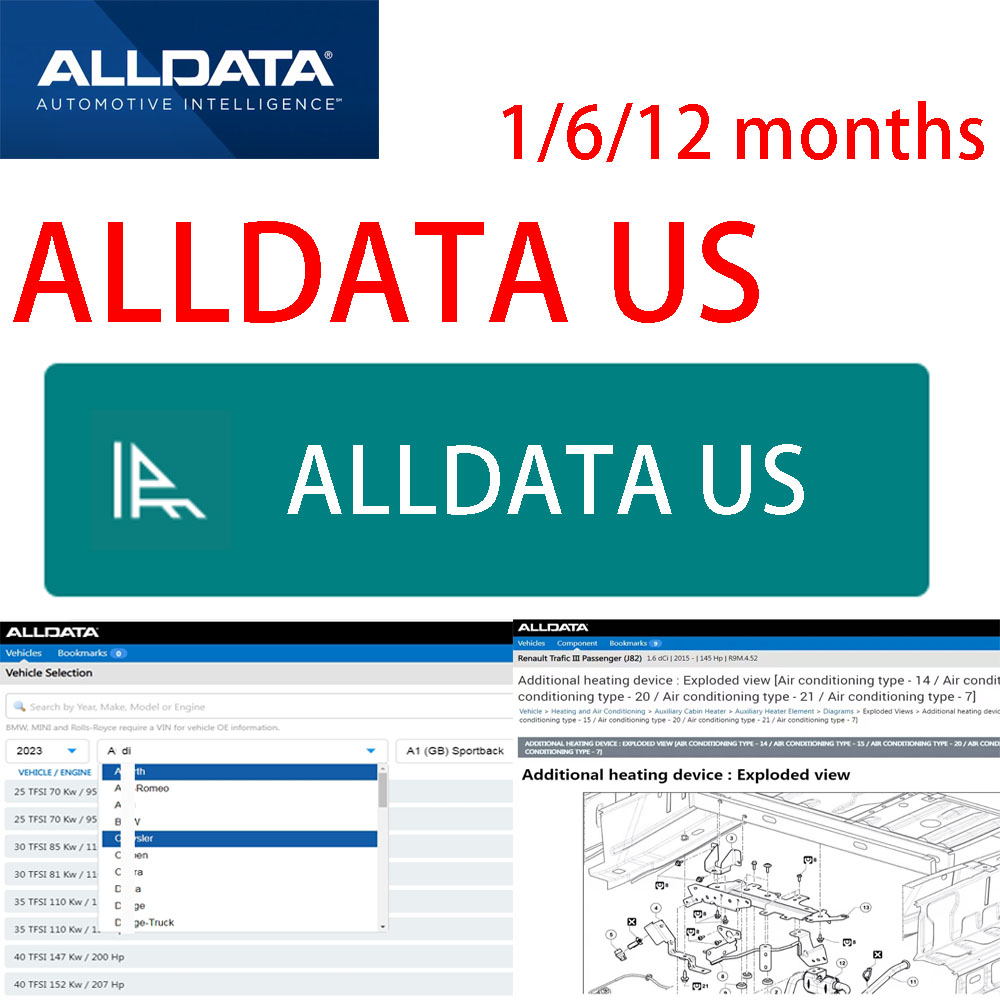 Nieuwste Alldata US Volledige  - Workshop Tools Online recensie en prijs