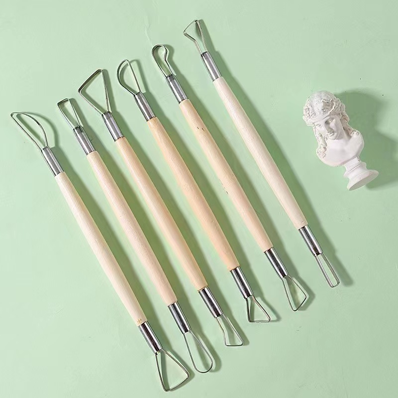 6 STKS houten handvat wax aard - Chisel Set Wood recensie en prijs